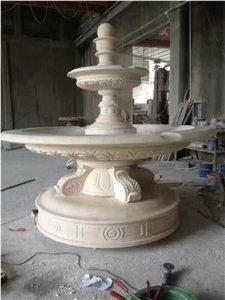 Polished Marble Stone Landscape Garden Fountain