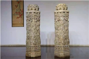 Stone Hotel Sculpture Pedestal Column Stand Pillar