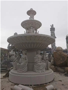 Top Granite Stone Sculpture Garden Water Fountain