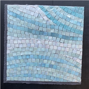 Blue Shades Glass Mosaic for Swiming Pool