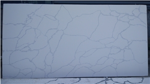 Calacatta White Quartz Slabs Engineered Stone