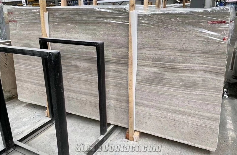 Athen Grey,Grey Wood Grain Marble Slab and Tiles