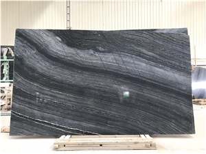 Black Wooden Marble for Tabletops