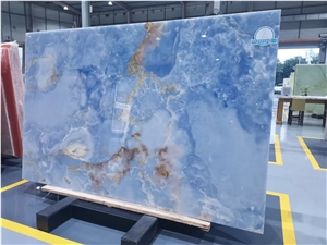 Blue Onyx Stone for Floor Covering