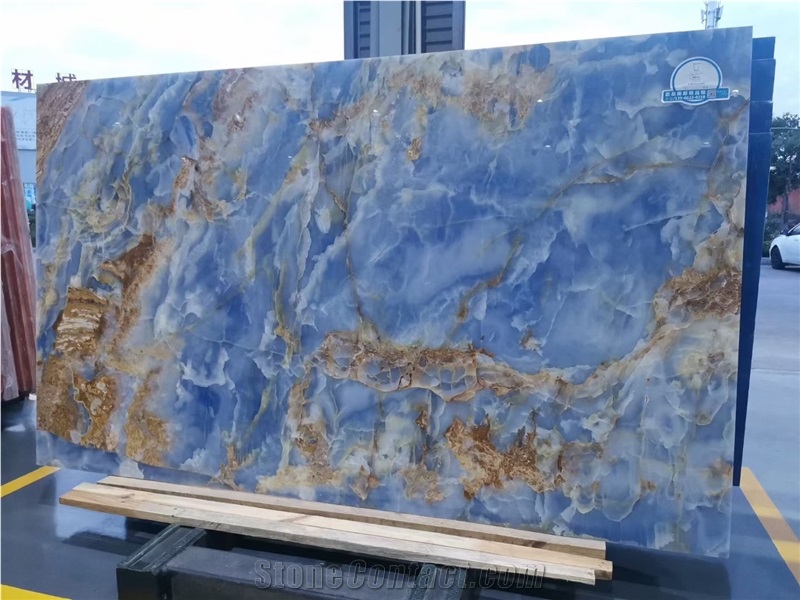 Blue Onyx Stone for Wall and Floor Tile