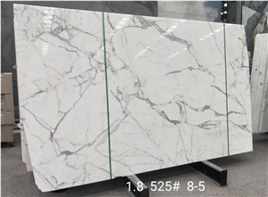 Calacatta White Marble Slab and Tiles for Project