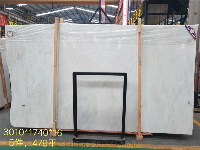 Cary Ice Marble Slab and Tile for Project