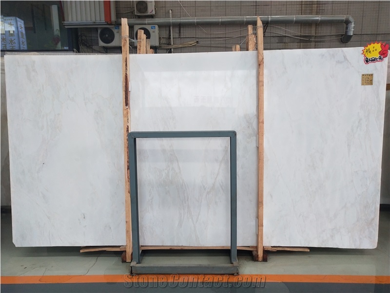 Cary Ice Marble Slab and Tiles for Project