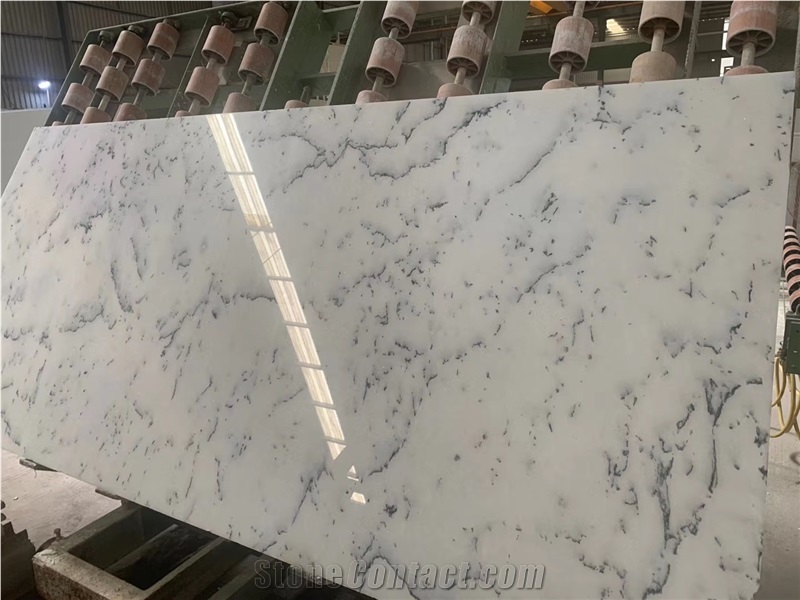 Centalla White Marble Slab and Tiles for Project