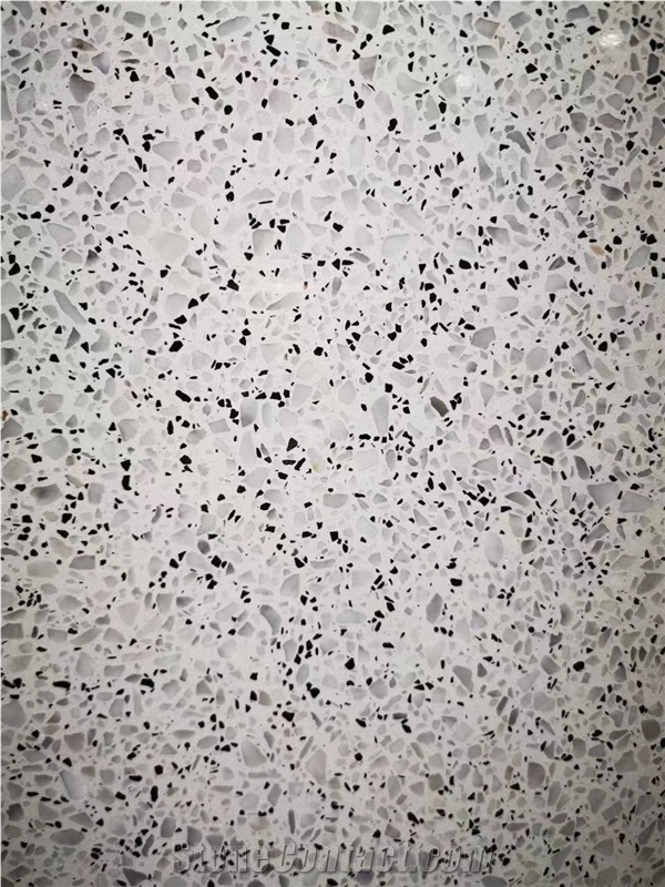Dark Grey Terrazzo Wall Tiling