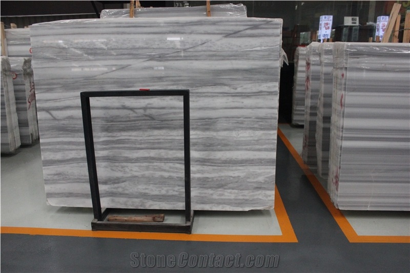 Eqvator White Marble Slab and Tiles for Project