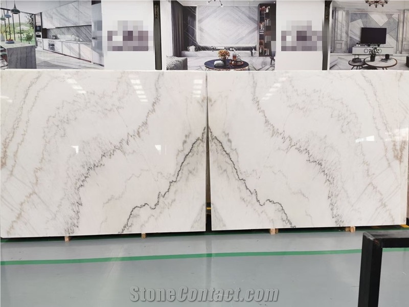 Guangxi White Marble for Floor Covering