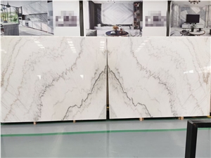 Guangxi White Marble for Wall Cladding