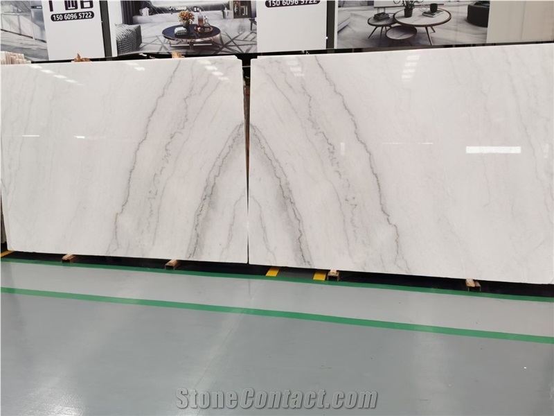 Guangxi White Marble for Wall Tiles