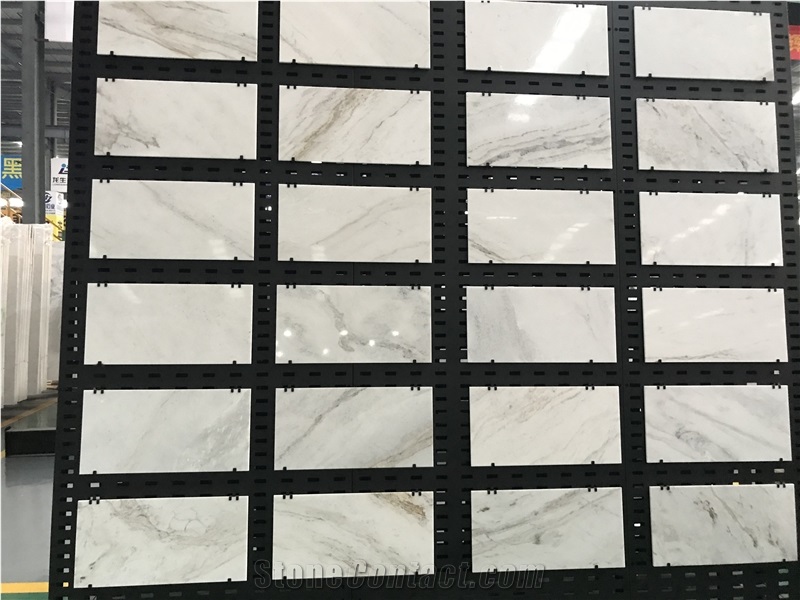 Jiashi White Marble Slab and Tiles for Project
