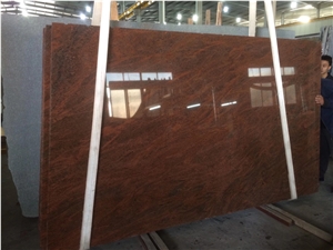 Multicolor Red Granite Slab and Tiles for Project