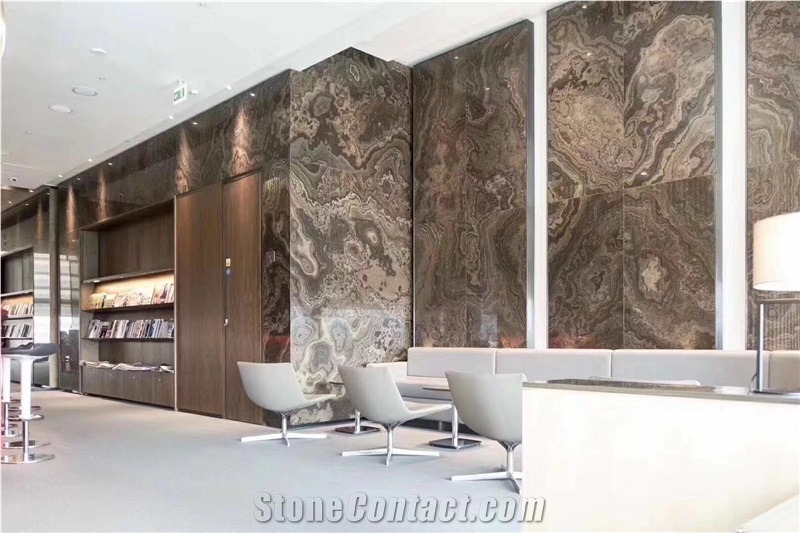 Obama Wooden Marble for Countertop Wall Covering