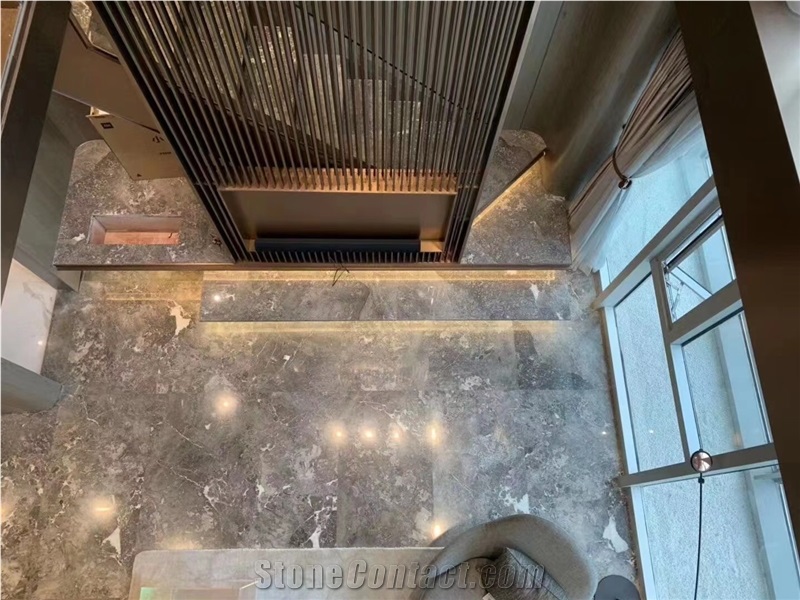 Romantic Grey Marble for Floor Covering