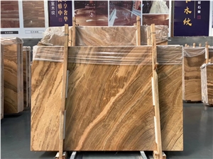 Wooden Yellow Marble for Floor Covering