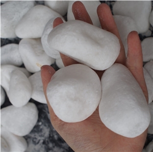 Natural White Pebble Stone from Viet Nam