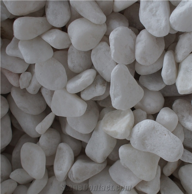 Natural White Pebble Stone from Viet Nam