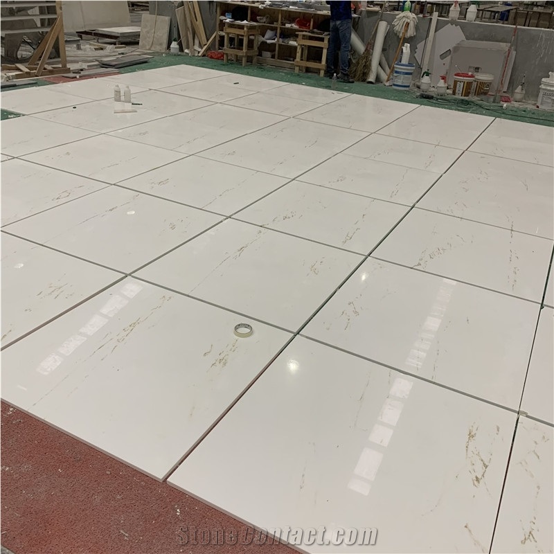 Arison White Marble Flooring Tiles
