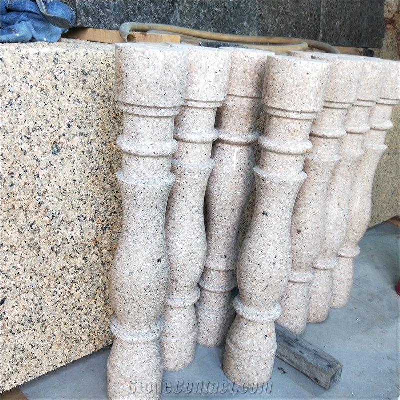Balcony Baluster Polished Outdoor Beige Granite