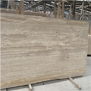 Beige Travertine Tiles for Project Wall Cladding