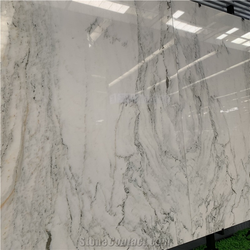 Bianco Faniello Marble For Hotel Background Wall