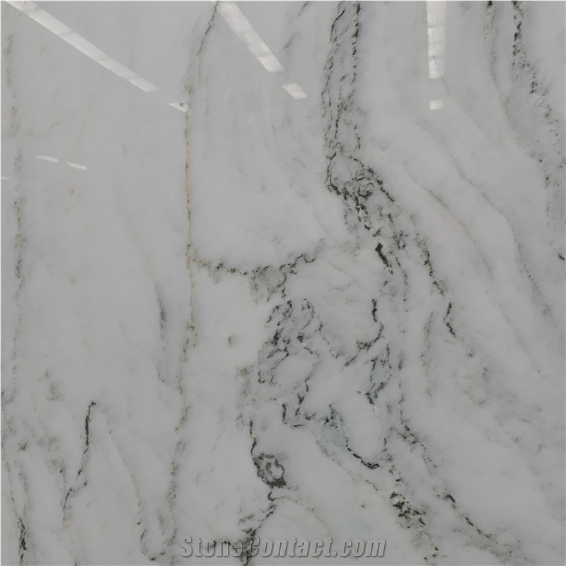 Bianco Faniello Marble For Hotel Background Wall