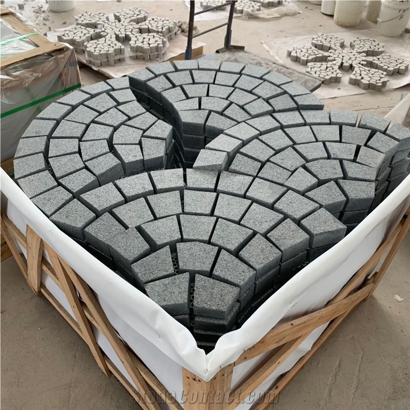 Black Granite Paving Stone for Driveway Tile