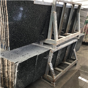 Black Granite Slab Tiles Cut To Size For Kitchen