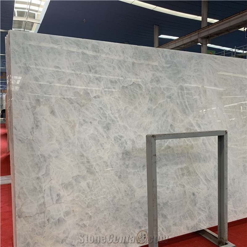 Blue Ice Jade Marble For Interior Wall Cladding