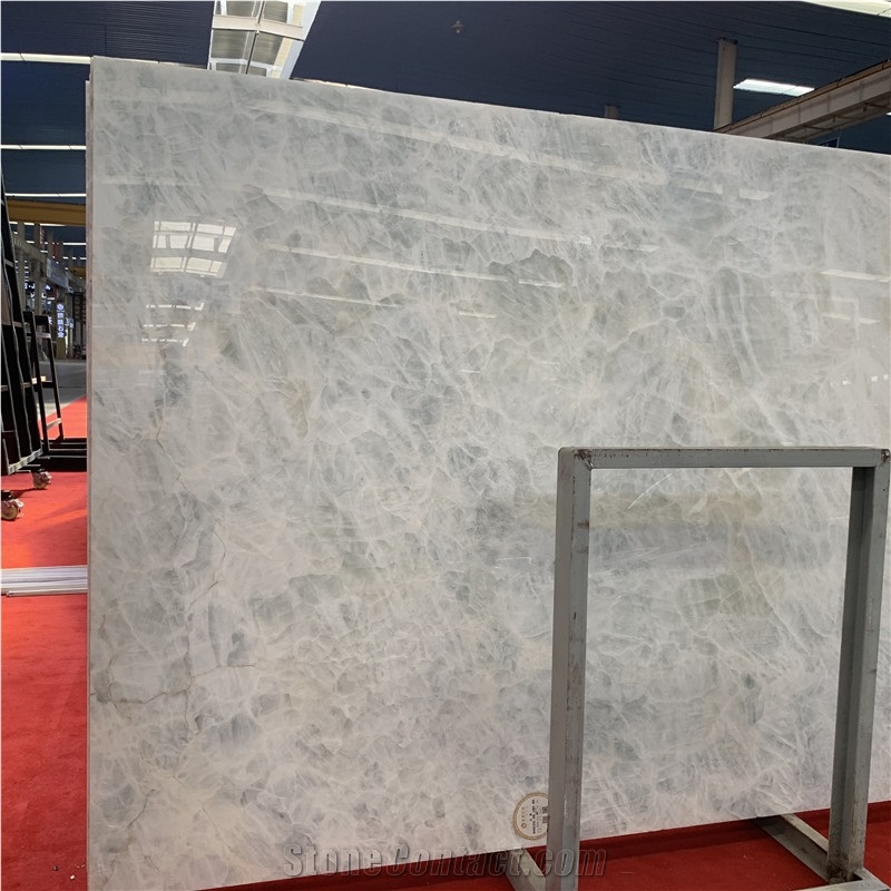 Blue Ice Jade Marble For Interior Wall Cladding