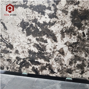 Brazil Import Snow Mountain White Granite Slabs