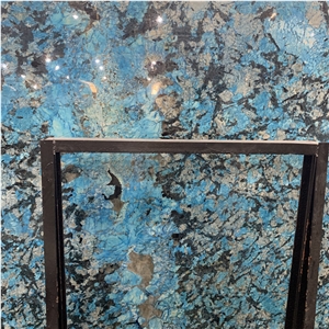 Brazilian Exotic Blue Granite Stone Slab for Villa