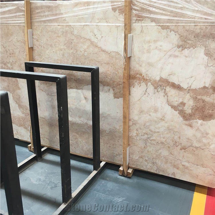 Cream Rose Pink Marble for Interior Floor Wall