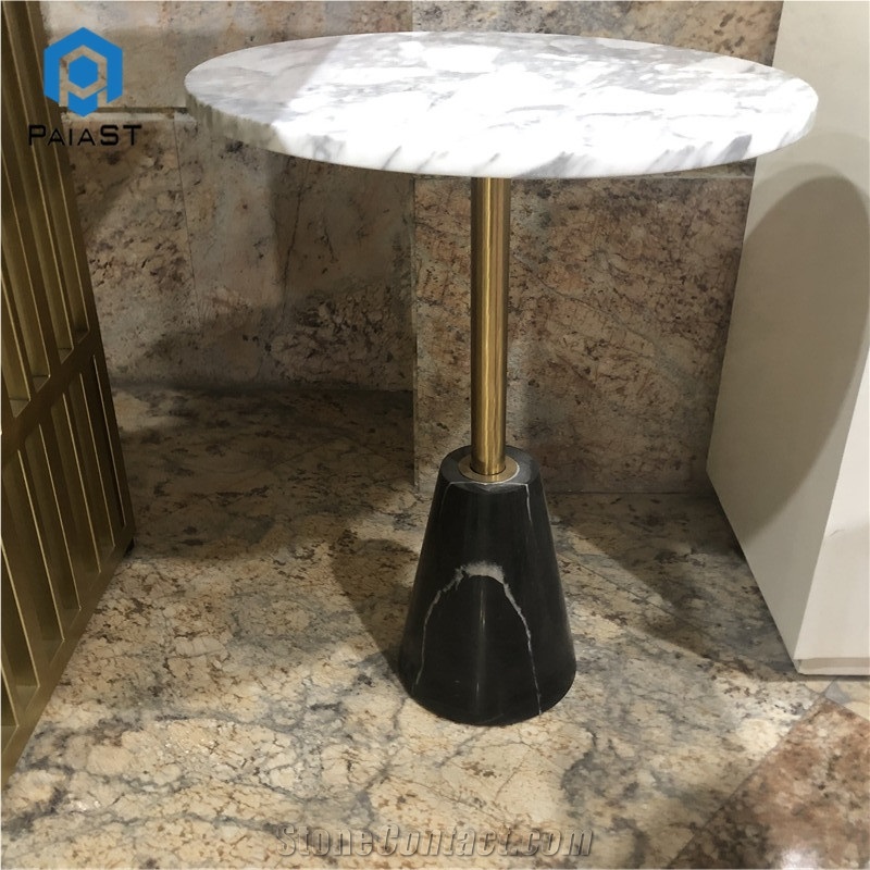 Custom Furniture Round White Marble Table Top