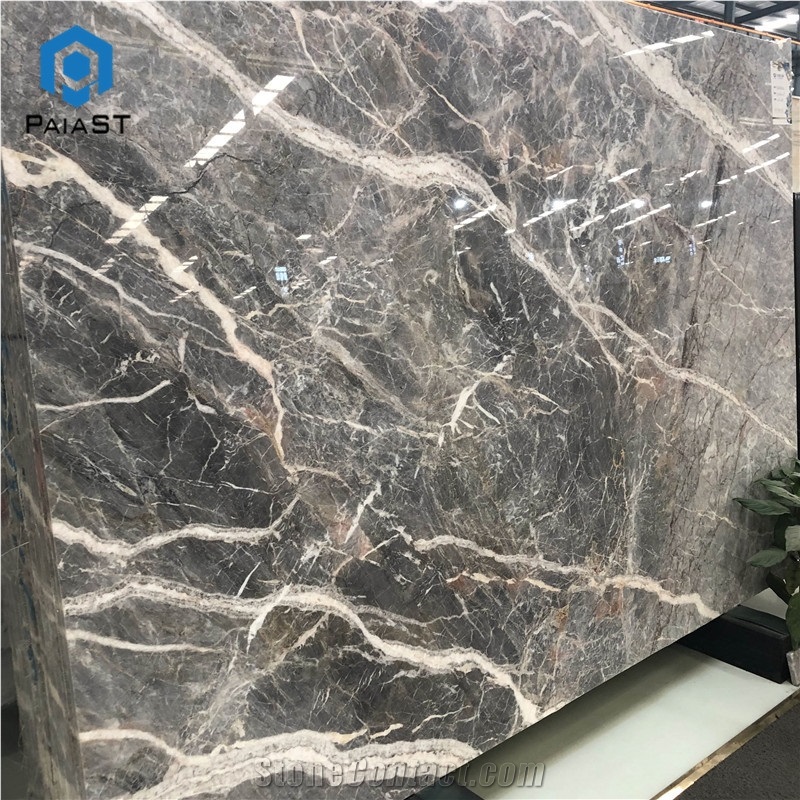 Customized Charles Pascal Grey Marble For Wall
