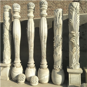 Customized Size Outdoor Solid Stone Column