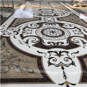 Decorative Water Jet Cutting Marble Floor