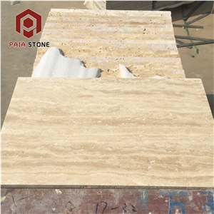 Exterior Wall Stone Natural Beige Travertine Tiles
