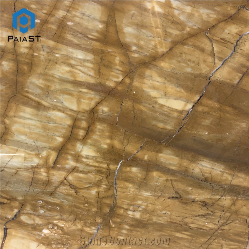 Golden Marble For Hotel And Villa Floor Wall Tile