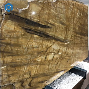 Golden Marble For Hotel And Villa Floor Wall Tile