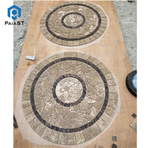 Round Marble Mosaic Medallions For Patio, Terrace Floors