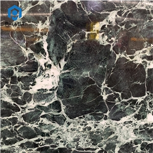 Green Marble With White Veins For Interior Floor