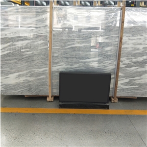 Grey and White Marble Slabs for Home and Project