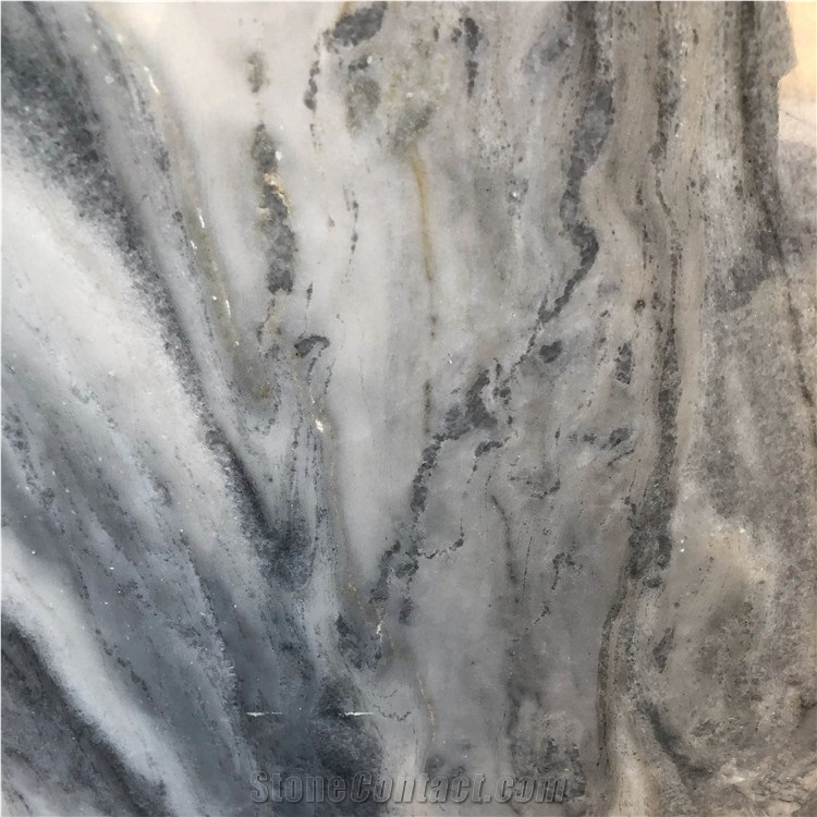 Grey Forest Marble Slab Tiles For Background Wall