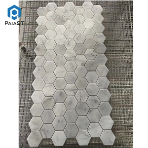 Hexagon Mosaic Tiles Backsplash for Kitchen