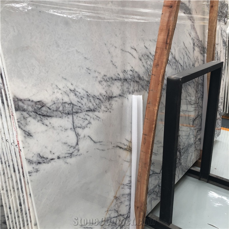 High Quality Milas Lilac White Marble Slabs